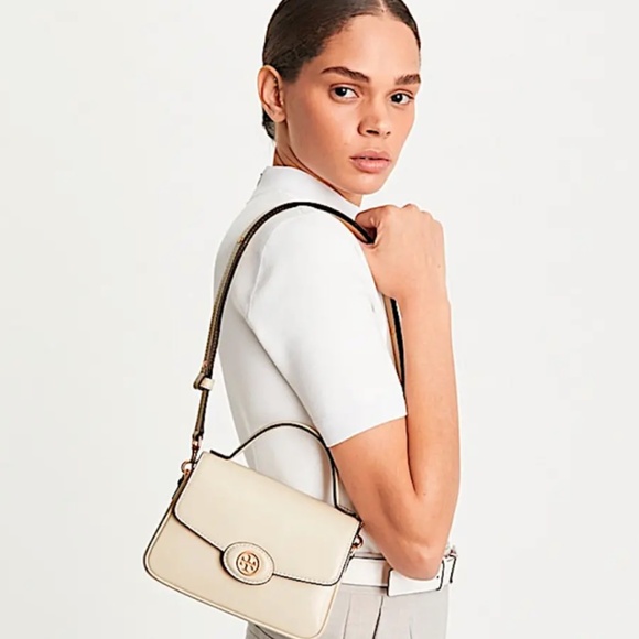 Tory Burch Women's Small Robinson Spazzolato Top Handle Bag - Picture 3 of 14